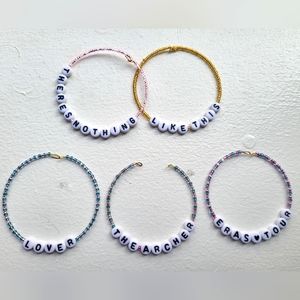 Set of 5 Taylor Swift Eras Tour Bracelets - Lover